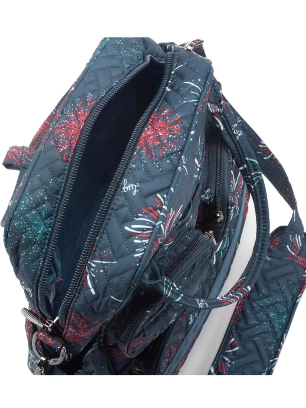 Lug Mini Puddle Jumper Firework Navy Tote - Picture 12 of 12